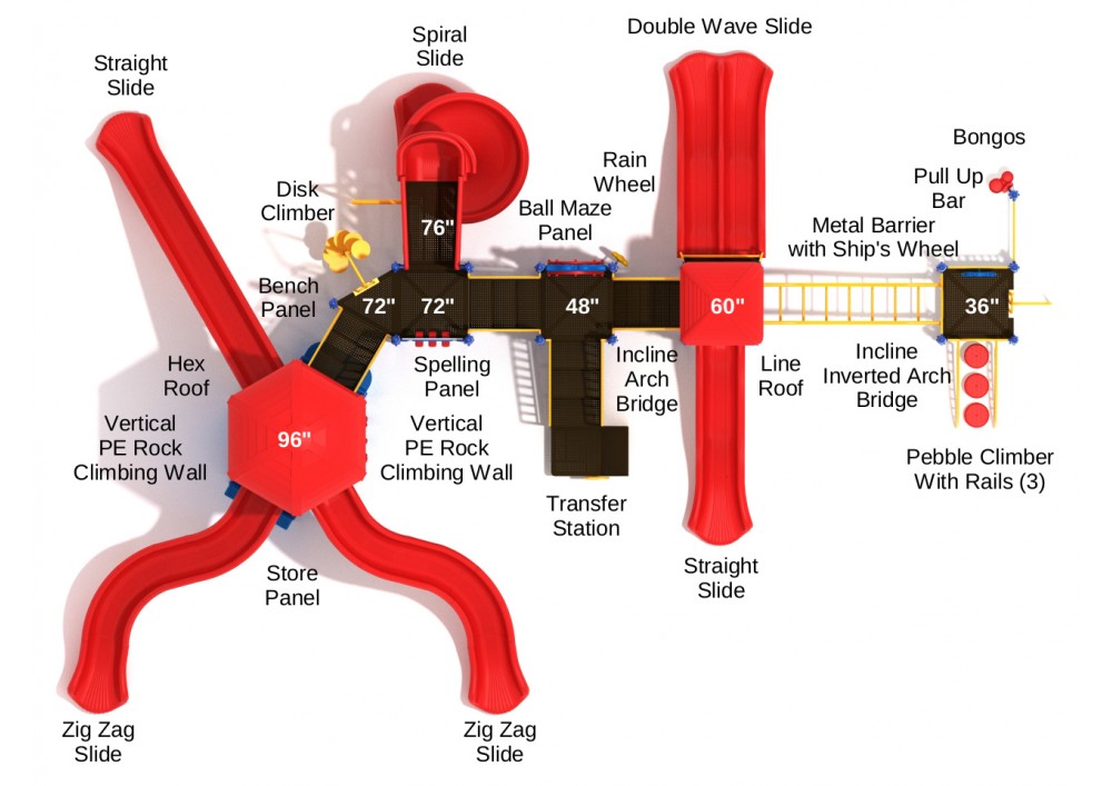 Wood's Cross Now on Sale Elite Play Equipment
